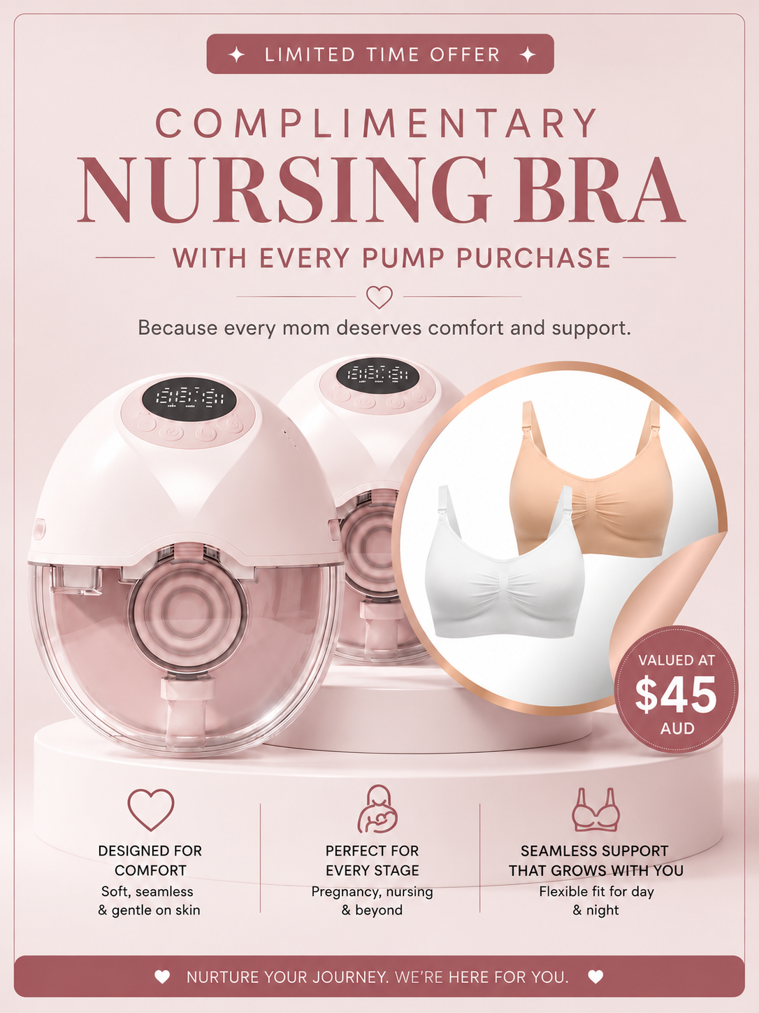 The Effortless Mama Bra: Seamless Comfort That Supports Your Growth