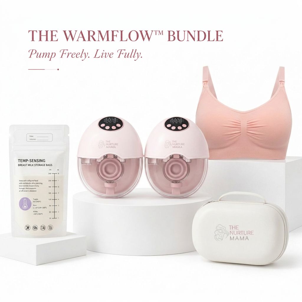 WarmFlow™ wearable breast pump full bundle – everything included