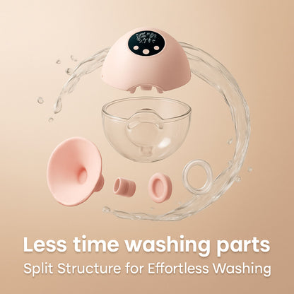 WarmFlow™ breast pump easy clean design – minimal parts