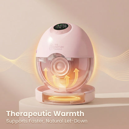 WarmFlow™ wearable breast pump with built-in heat technology