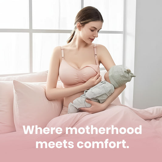 The Effortless Mama Bra: Seamless Comfort That Supports Your Growth.
